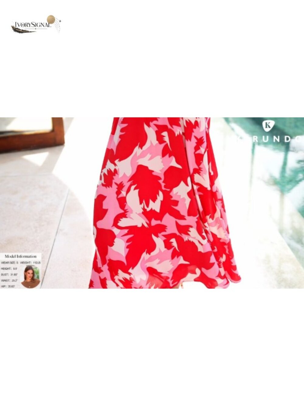 Women's Boho Floral Maxi Dress Scoop Neck Sleeveless Flowy Sundress - Picture 6 of 6